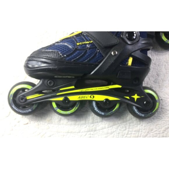 Schwinn ABEC-5 Adjustable Inline Skates Blue w/Black Frame*Kids Size 1-4 - Picture 8 of 8